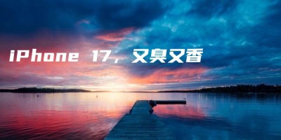 iPhone 17,又臭又香 iPhone 17,又臭又香