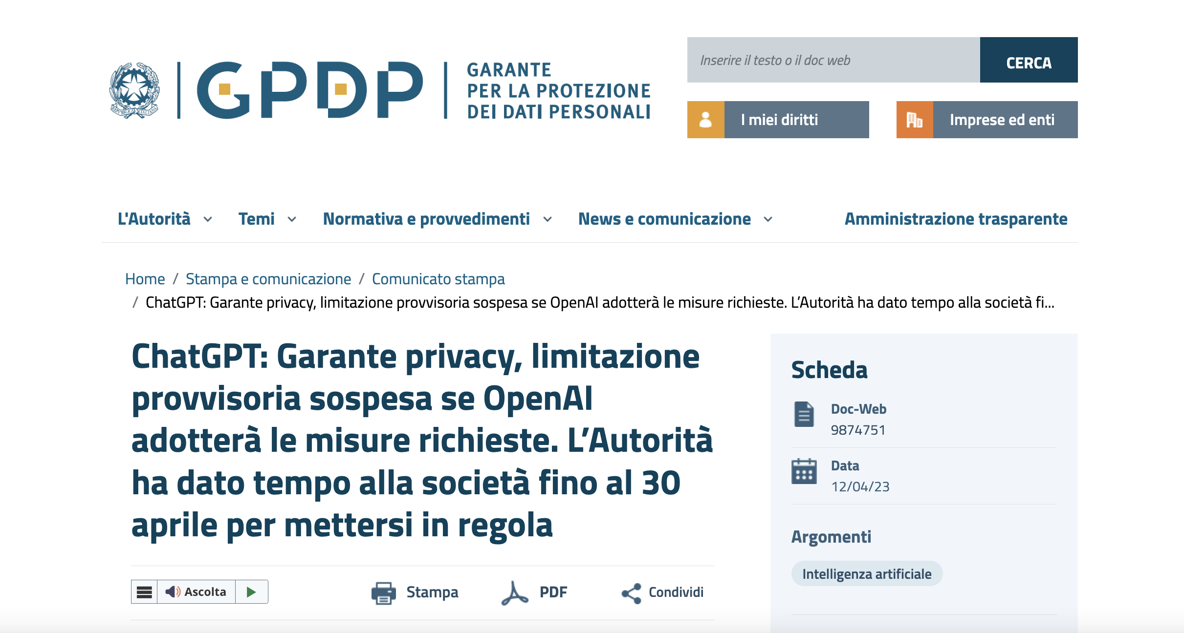 意大利要求ChatGPT公开数据处理逻辑，满足才能重新上线插图