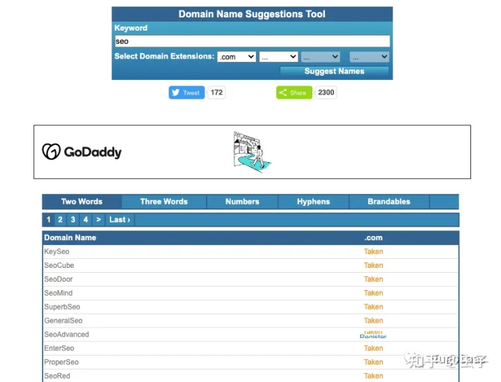 国外8大好用且免费的域名关键词生成工具插图8