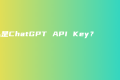 什么是ChatGPT API Key？