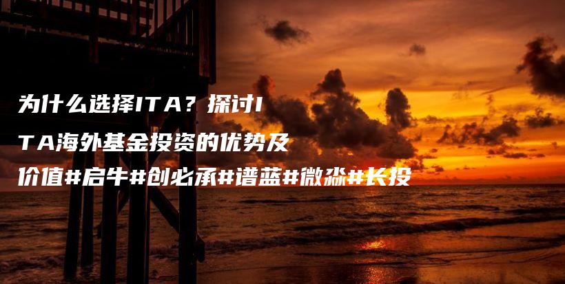 为什么选择ITA？探讨ITA海外基金投资的优势及价值#启牛#创必承#谱蓝#微淼#长投插图
