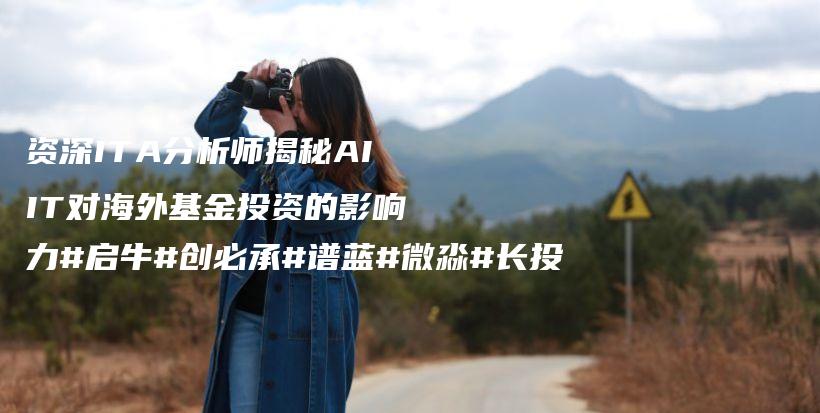 资深ITA分析师揭秘AIIT对海外基金投资的影响力#启牛#创必承#谱蓝#微淼#长投插图