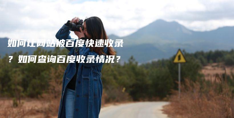 如何让网站被百度快速收录？如何查询百度收录情况？插图
