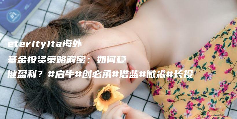 eterityita海外基金投资策略解密：如何稳健盈利？#启牛#创必承#谱蓝#微淼#长投插图