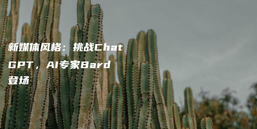 新媒体风格：挑战ChatGPT，AI专家Bard登场插图