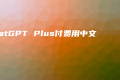 ChatGPT Plus付费用中文
