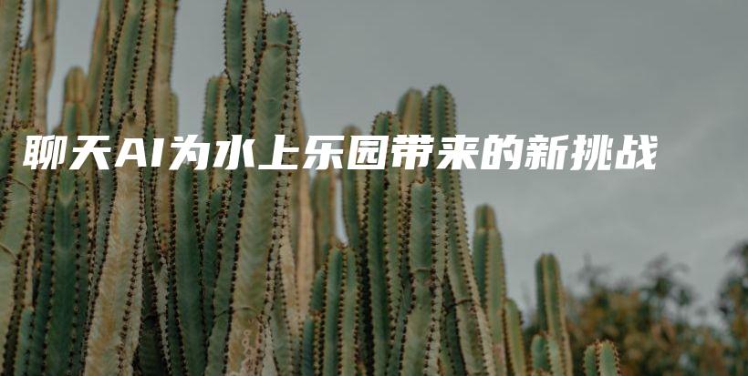 聊天AI为水上乐园带来的新挑战插图 聊天AI为水上乐园带来的新挑战插图