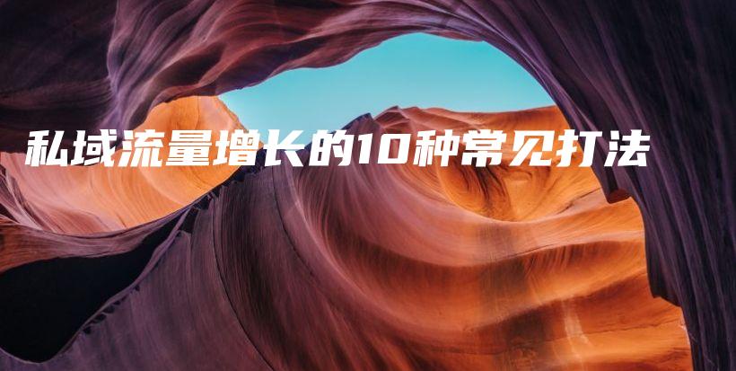 私域流量增长的10种常见打法插图
