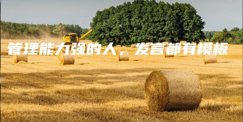 管理能力强的人，发言都有模板插图