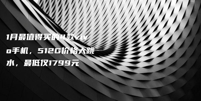 1月最值得买的4款vivo手机,512G价格大跳水,最低仅1799元插图 1月最值得买的4款vivo手机,512G价格大跳水,最低仅1799元插图